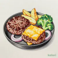 Torched Cheese Daitawara Hamburg Steak & Hand-Formed Hamburg Steak (100g)