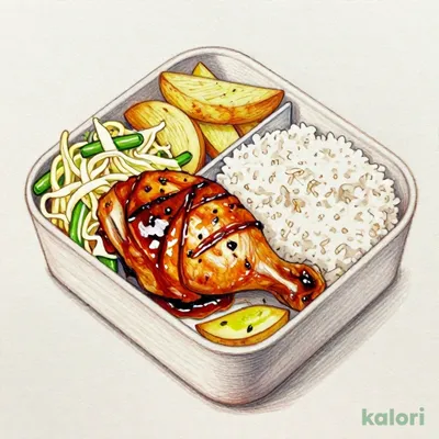 直火焼きグリルチキン弁当200g