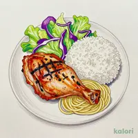 Flame-Grilled Grilled Chicken Bento (400g)