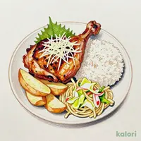 Grilled Chicken Bento with Grated Daikon, 400g