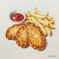 鶏のから揚げ＆ポテト