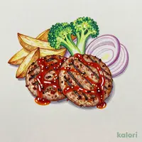 麻辣ソース付 大俵ハンバーグ