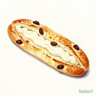 Raisin Stick with Condensed Milk Cream