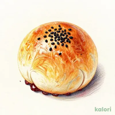 Ogura Red Bean Bun