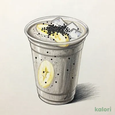Rich Banana Smoothie (Black Sesame)