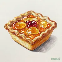 りんごとスイートポテトのパイ