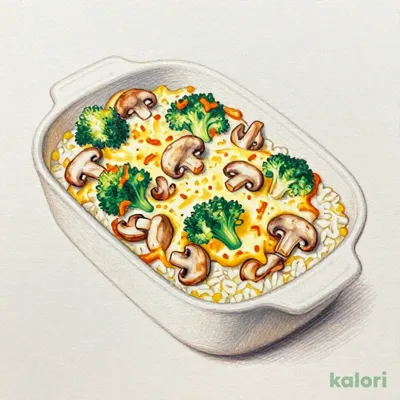 4種の茸とチキンのドリア