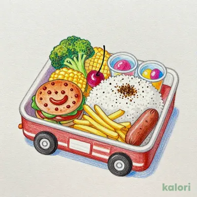 ★しょうぼうしゃハンバーグ