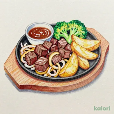 【単品】カットフィレサイコロステーキランチ