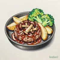 【単品】フォルクスハンバーグランチ
