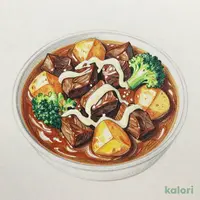 じっくり煮込んだ自慢のビーフシチュー