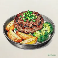 ねぎ塩ハンバーグランチ