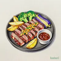 ガーリックカットサーロインステーキランチ