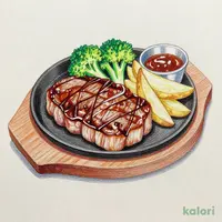 サーロインステーキ150g＆ハンバーグランチ