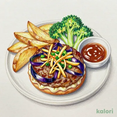 ジンジャーテリヤキハンバーグランチ