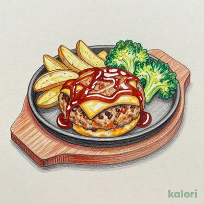 ダブルチーズハンバーグ