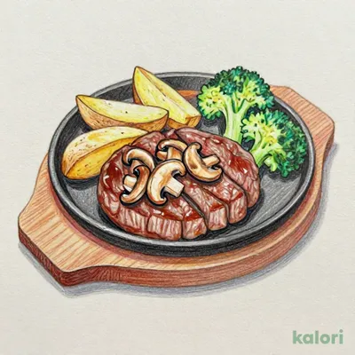 ハンバーグ＆切り落としビーフソテーランチ