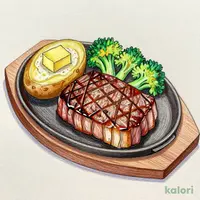 厚切り熟成サーロインステーキ(サラダバー付)