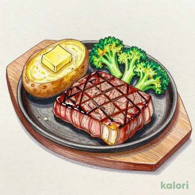 極厚ミスジステーキ150g（サラダバー付）