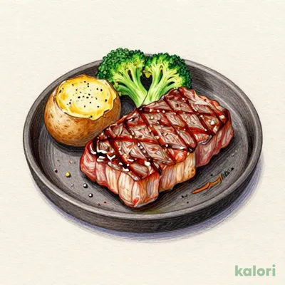 黒毛和牛サーロインステーキ100g＆フィレステーキ100g（サラダバー付）