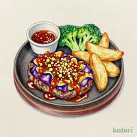 ＜牛100％＞ジンジャーテリヤキハンバーグ