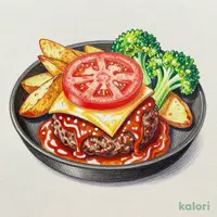 ＜牛100％＞ミートソースハンバーグ