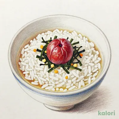 お茶漬け　梅