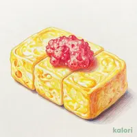 出汁巻玉子　明太のせ