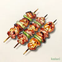本日の5種串焼盛り合せ　たれ