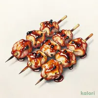 本日の7種串焼盛り合せ たれ