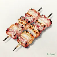 豚ばら串 塩(2本)
