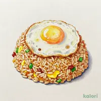 ソースor醤油？お好みチョイス 目玉焼きチャーハン
