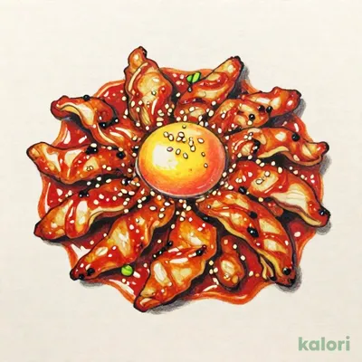 炙り鶏皮ユッケ