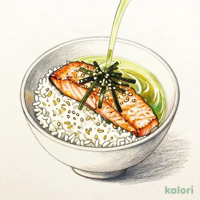 Ochazuke with Salmon