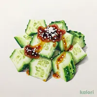 Crushed Cucumber with Plum and Salt