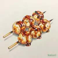 Chicken Meatball Skewer (Tare Sauce)