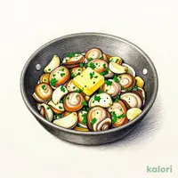 つぶ貝のガーリックバター焼