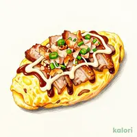 Fluffy Egg and Pork Tonpeiyaki