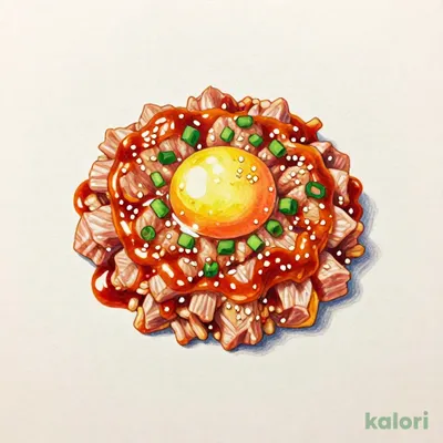 Minced Tuna Yukhoe (Spicy Raw Tuna)