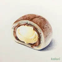 もっちもちドームアイス（バニラ＆チョコ）