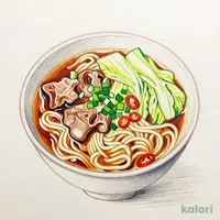 もつ鍋〆のラーメンセット
