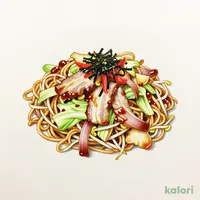 バラ焼きそば