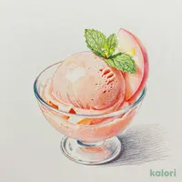 ピーチシャーベット