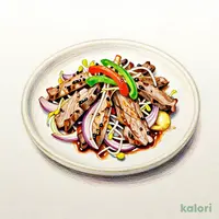 ジンギスカンの陶板焼