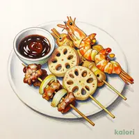 串かつ盛り合せ