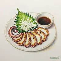 北海たこの炙り刺し