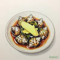 北海道産磯つぶ漬け