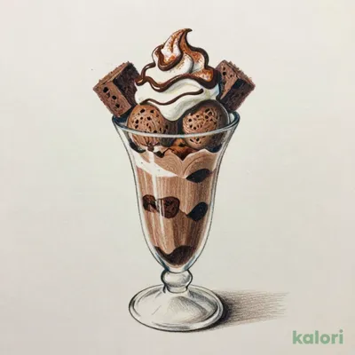 大人のビターチョコアイスパフェ