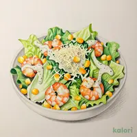 Shrimp and Corn Caesar Salad