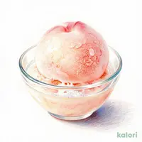 白桃シャーベット